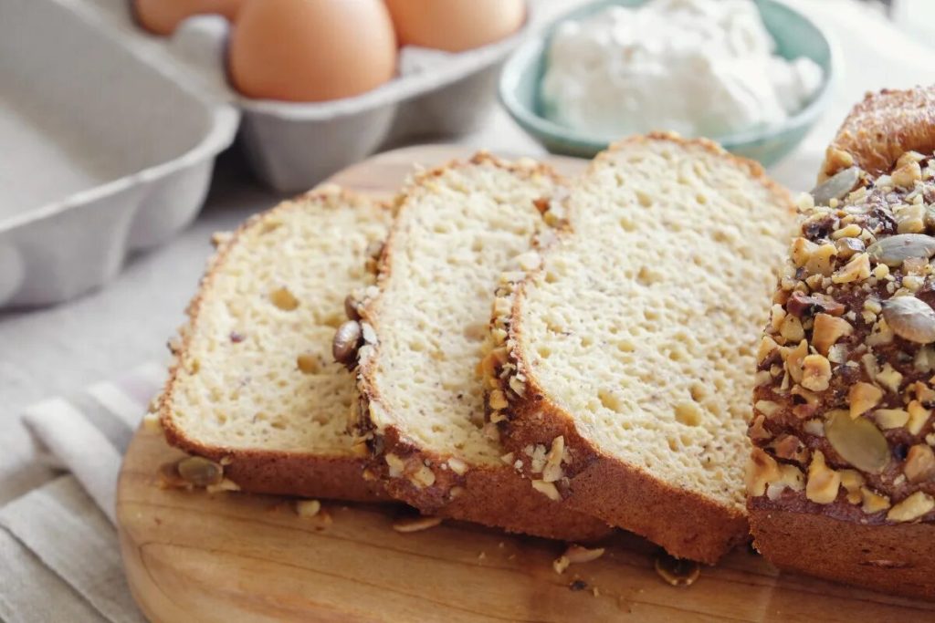 Rezept für Brot mit Mandelmehl, schnell und einfach